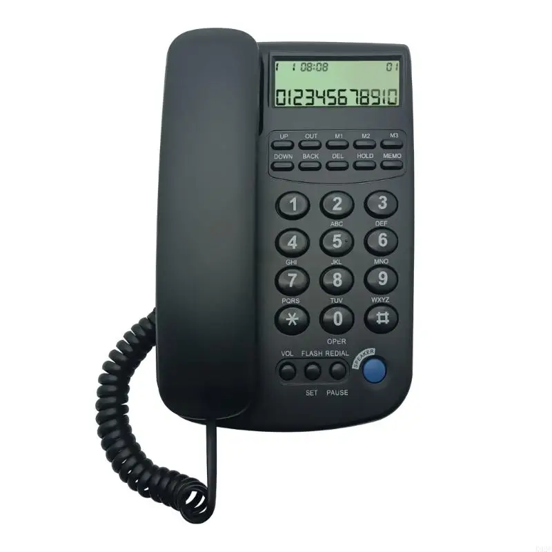 Landline Phone Desktop House Phone Seniors Caller Integrated Telephone for Home K92C