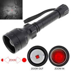 Long Range Infrared Flashlight Tactical 10W IR 850nm 940nm Flashlight Hunting Night Vision Zoomable Laser LED Flash Light Torch