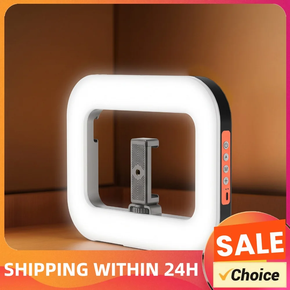 Portable Square Fill Light Multi-Purpose Charging Photography Light Adjustable Bicolor Photography Fill Lamp Camera Equipment