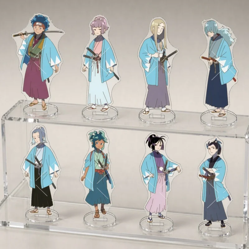 Anime Inherit the Winds Acrylic Stand Anemone Gale Zephyr Eolian Model Figure Cosplay Plate  Keychain Desk Decor Plate Gift