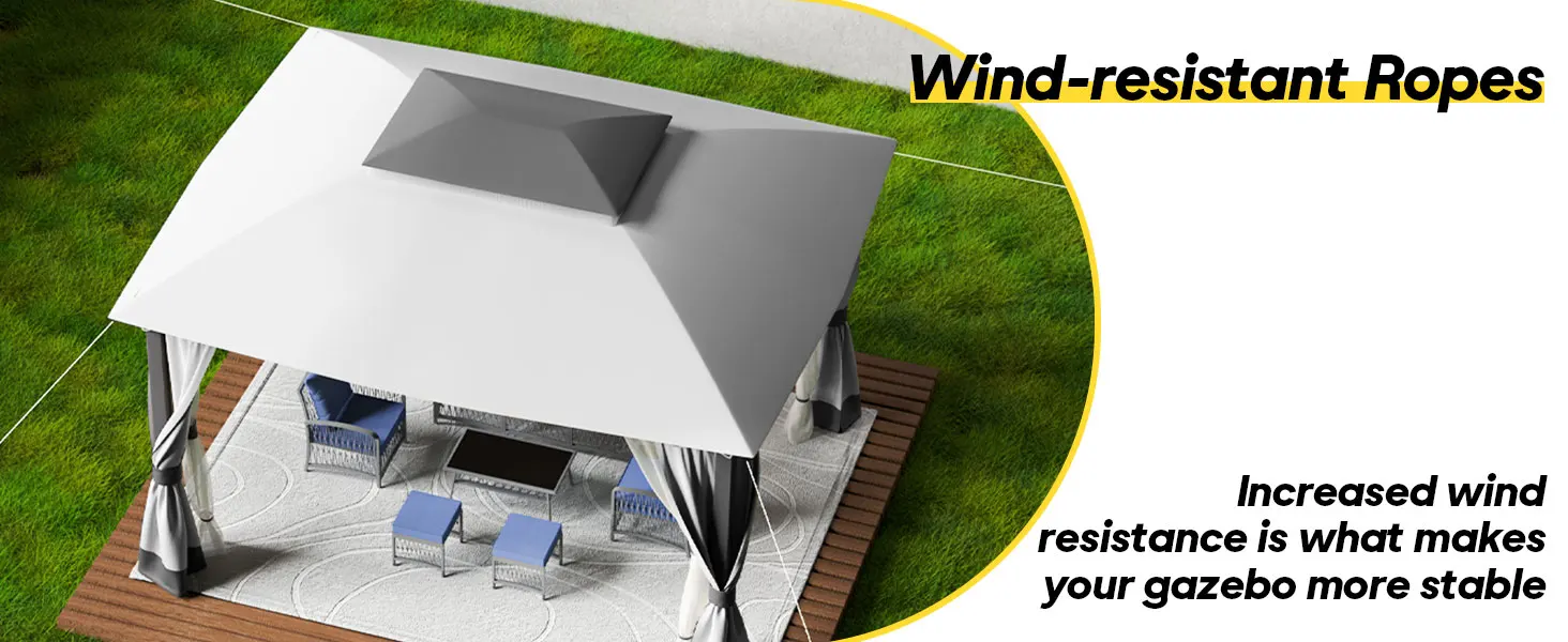 wind resistant rope