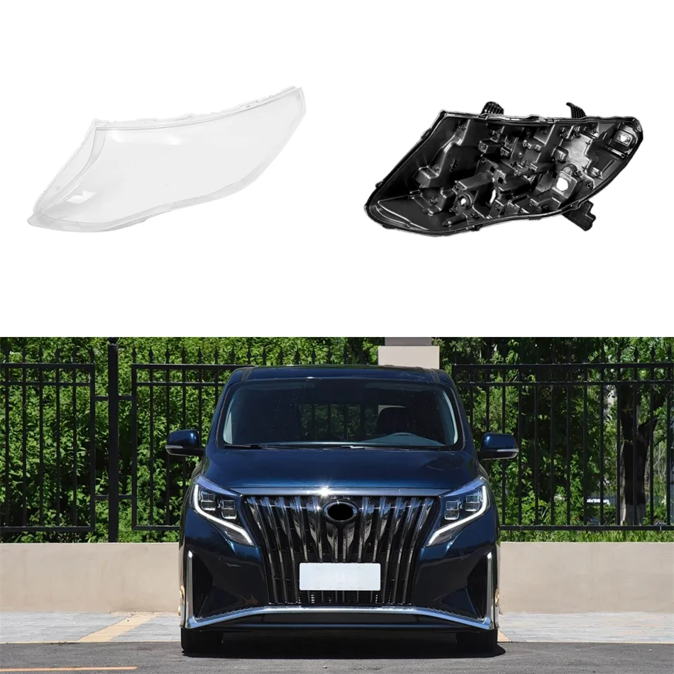 

For GAC MOTOR Trumpchi M8 GM8 2018 2019 2020 2021 2022 Car Base Head Lamp Shell Headlight Base Headlight Headlights Lamp Glass