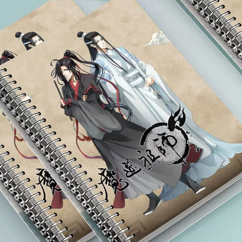 2024 Anime Grandmaster of Demonic Cultivation MDZS Wei Wuxian Lan Wangji Loose-leaf Notebook Student Jotter Cosplay Notepa Gifts