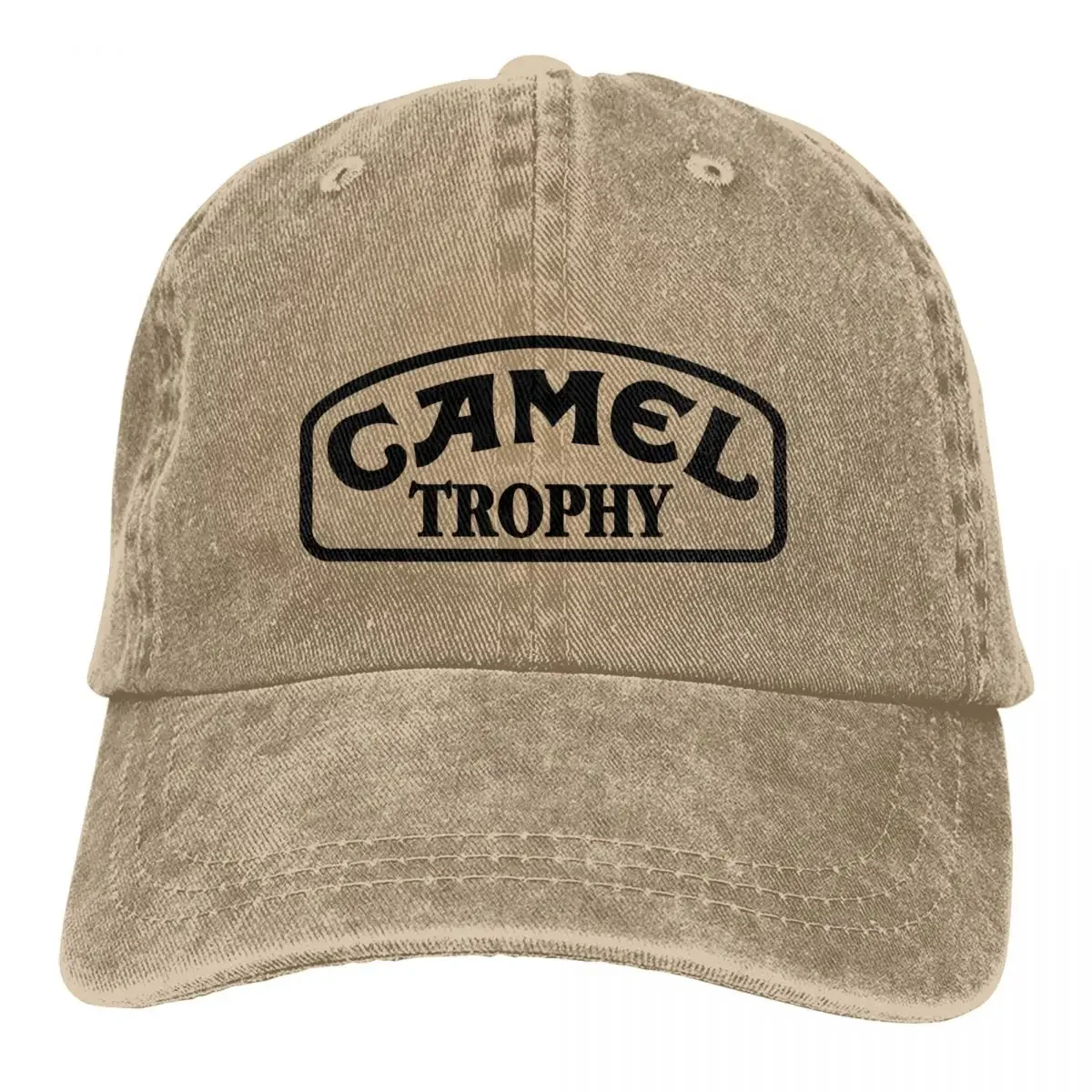 Camel Trophy Accessories Unisex Baseball Cap Distressed Washed Hats Cap Vintage Outdoor All Seasons Travel Adjustable Headwear