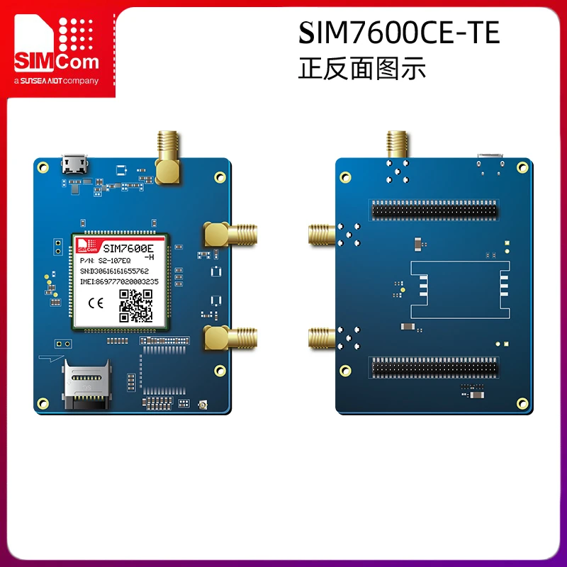SIMCom Core Signal Compatibilità multifunzionale Modulo 4G SIM7600CE-T-TE Scheda di sviluppo valutazione core