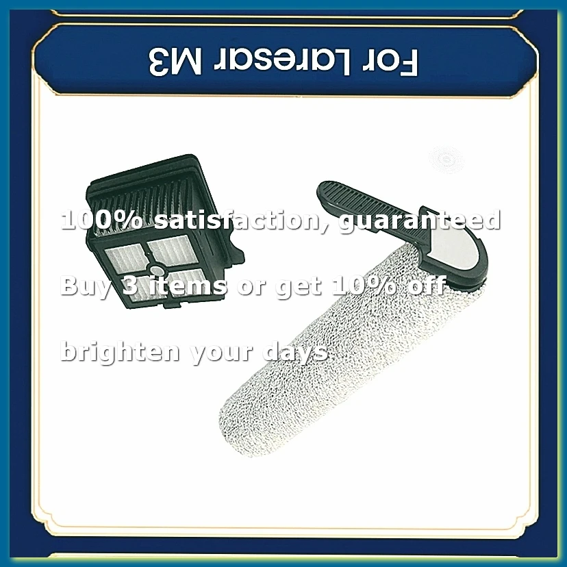 For M3 Wet and Dry Vacuum Cleaner Accessories Main Brush HEPA Filter