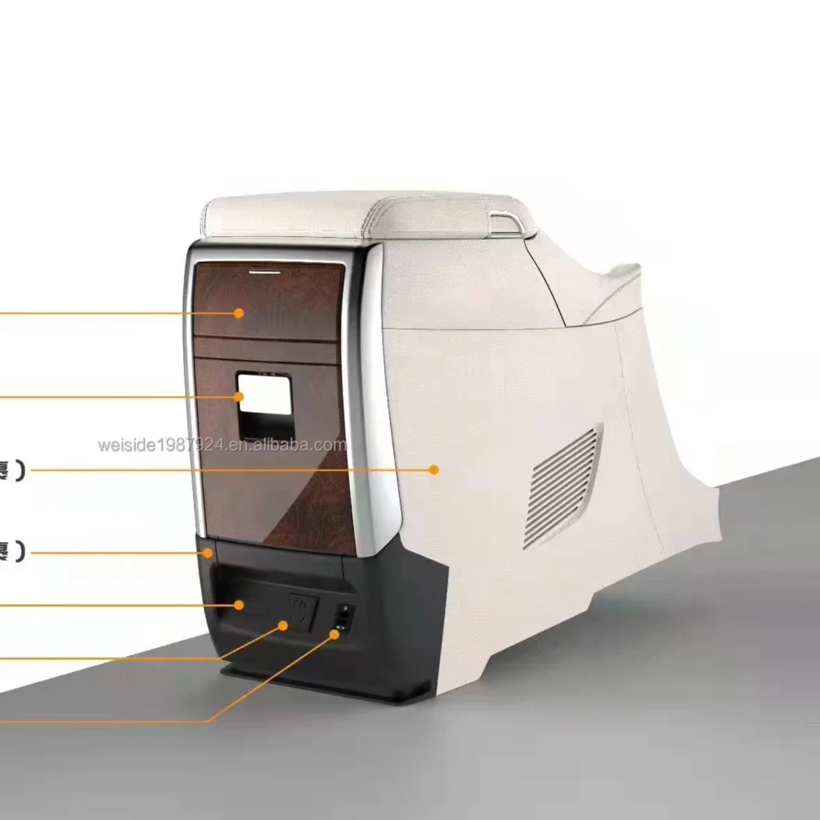 

WSD Factory Wholesale Car Interior Accessory Multifunctional Armrest Box Storage Box For TOYOTA ALPHARD VELLFIRE 30 2015-2022