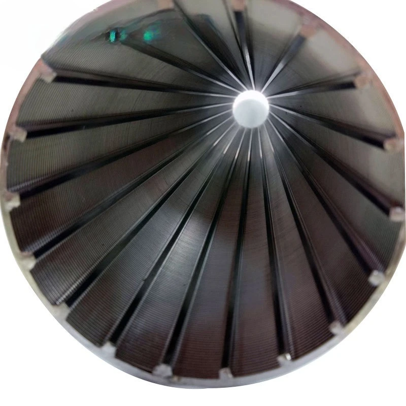 Winding Screen Ore Screen Cylinder Slot Screen V-shaped Winding Wedge Filter, Wedge Wire Filter Element
