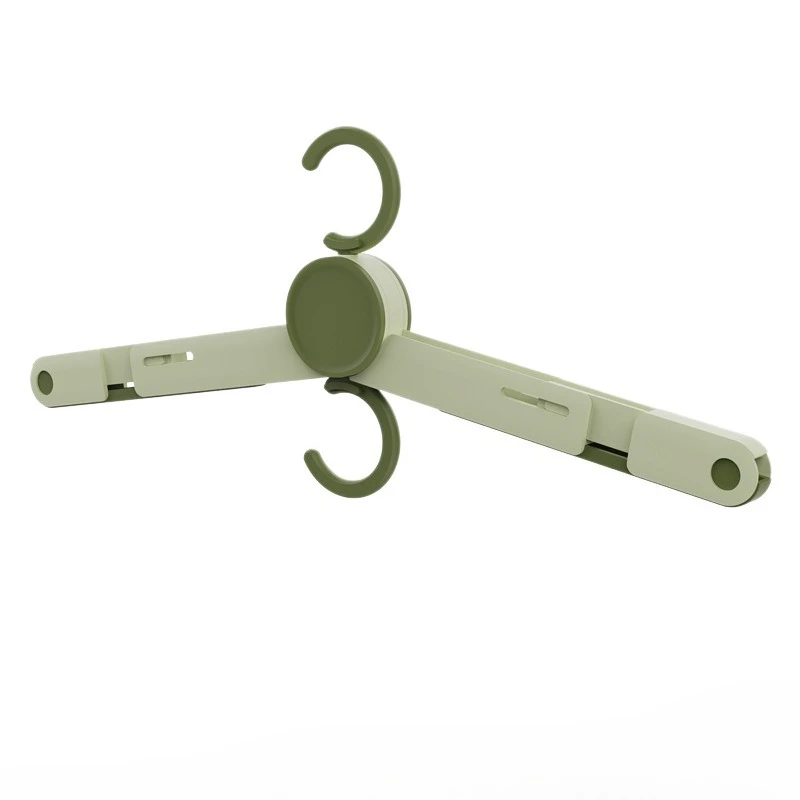 

Portable multifunctional hanger with clips Bold plastic drying rack Hanging shoe rack Wholesale travel Foldable hanger