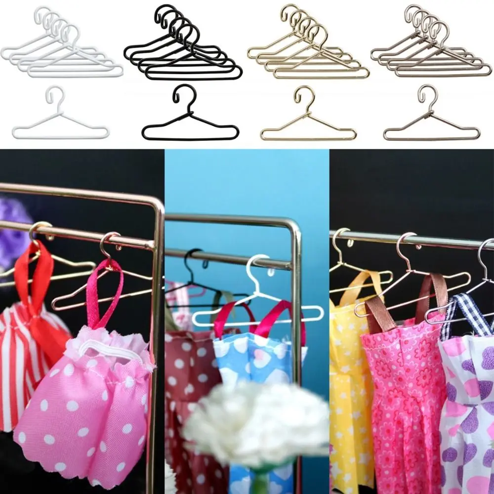 Accessories 10pcs Clothes Hanger Wide 4cm Mini Hanger Ob11 DIY Clothing Holder Dollhouse Accessories