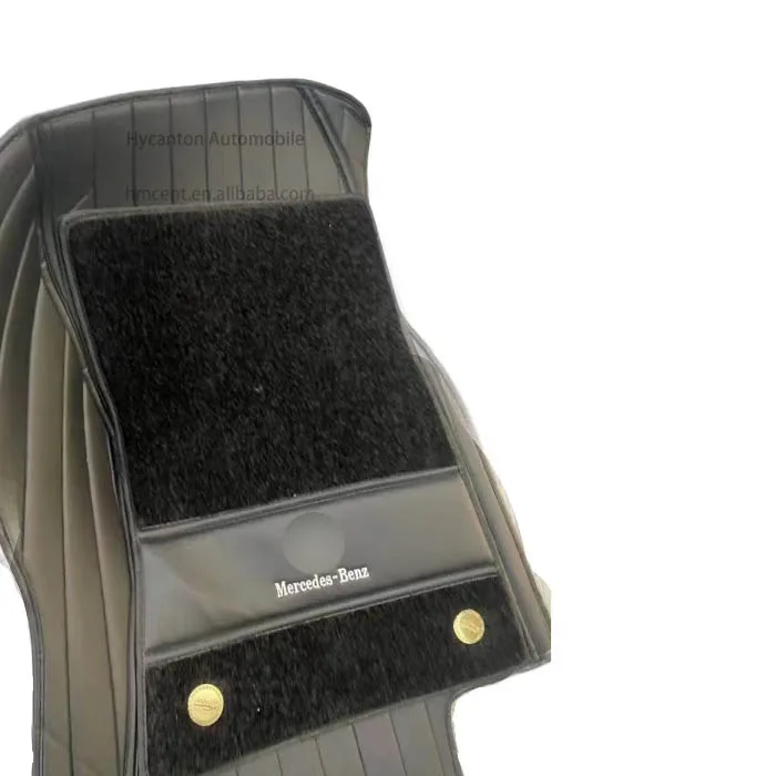 カスタム高品質二層車本革フットマットメルセデス · ベンツ GLB 2020-2024 車のフロアマット