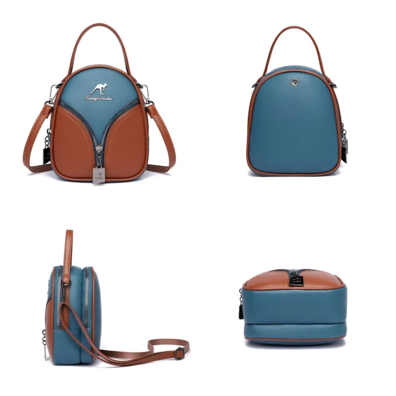 Women's Soft PU Leather Trend Shoulder Bag Handbags Designers Luxury Female Top-handle Crossbody Bag Large-capacity Fashion Tote