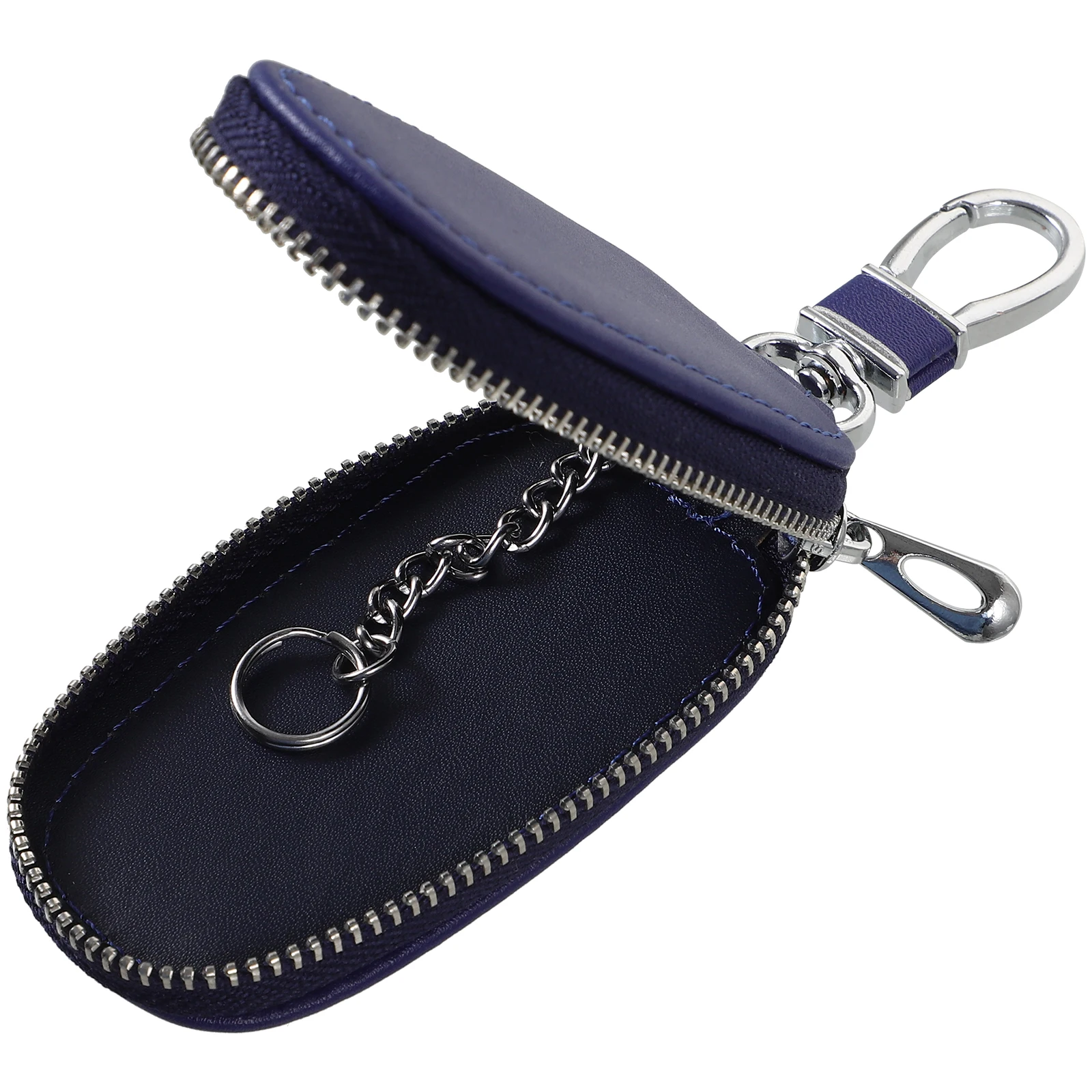 

Case Key Bags Key Holder Pouches Car Keys Pu Keychain Durable Splashproof Large Capacity Waist Hanging Men Women