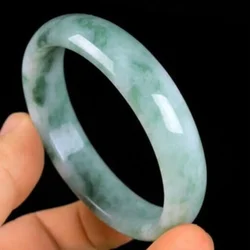 52-66mm Genuine Natural Green Jade Bangle Bracelet Charm Jewellery Fashion Accessories Hand-Carved Lucky Amulet Gifts Women Men
