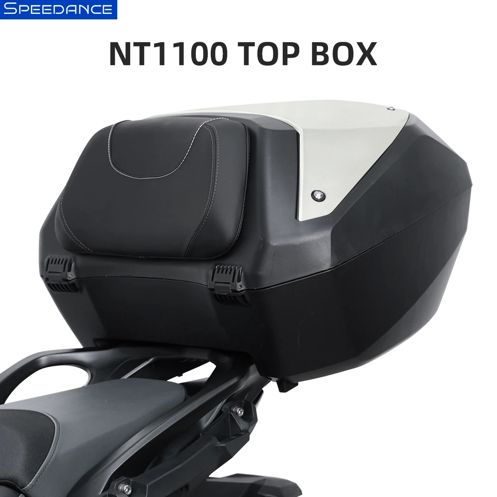 

Подходит для мотоцикла Honda NT1100, задний багажный кофр 50 л, установка без сверления и быстросъемный монтаж.