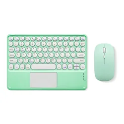 Combo de teclado e mouse sem fio, Bluetooth, russo, espanhol, Android, IOS, Windows, Tablet, iPad Mini 6, Ar