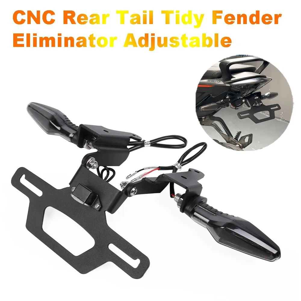 

Для 1290 Super Duke GT 2016-2024: Регулируемый CNC-кронштейн для крепления номерного знака (Fender Eliminator)