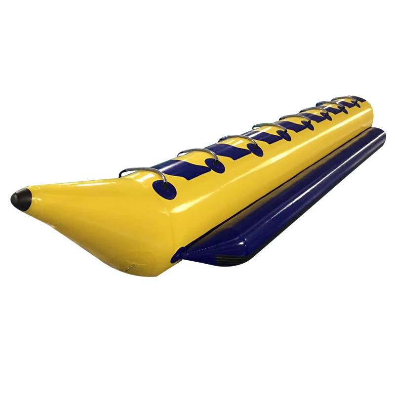 

Inflatable Banana Water Ski Boat for Rental, Heavy-Duty Commercial Tarpaulin, PVC, 8 Rider