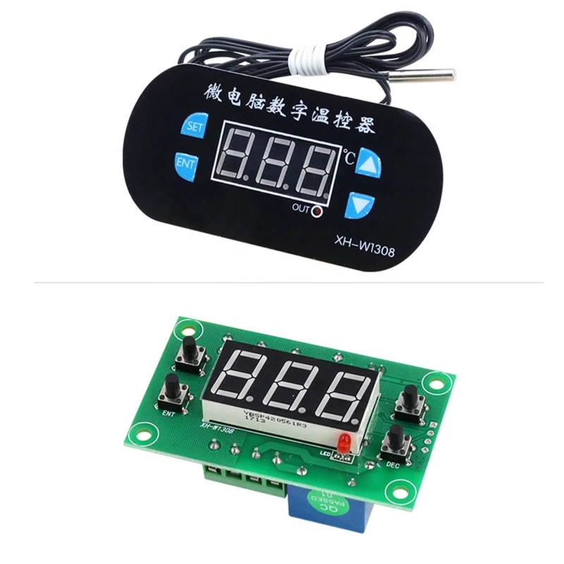 

Electronic thermostat XH-W1308 Digital Temperature Controller Adjustable Display 0.1 Control Switch