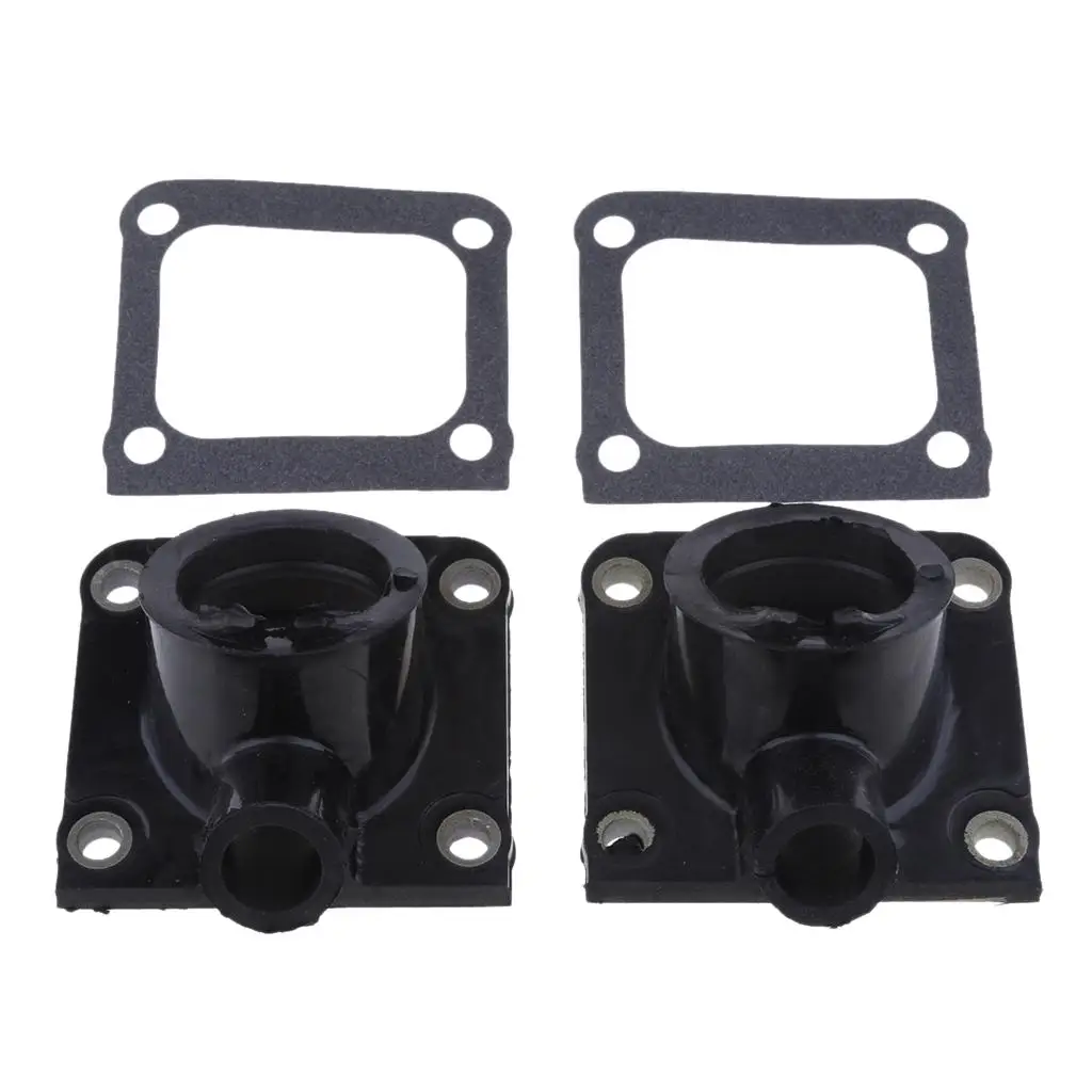 2 Pcs Intake Boat Fuel Delivery Carburetor And Gasket for 350 Yfz350 87-06