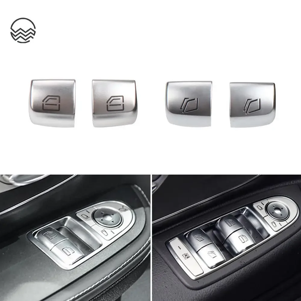 For Mercedes Benz Vito V Class W447 W448 Car Window Switch Repair Button Cover Door Glass Control Switch Key Cap For 2016-2022