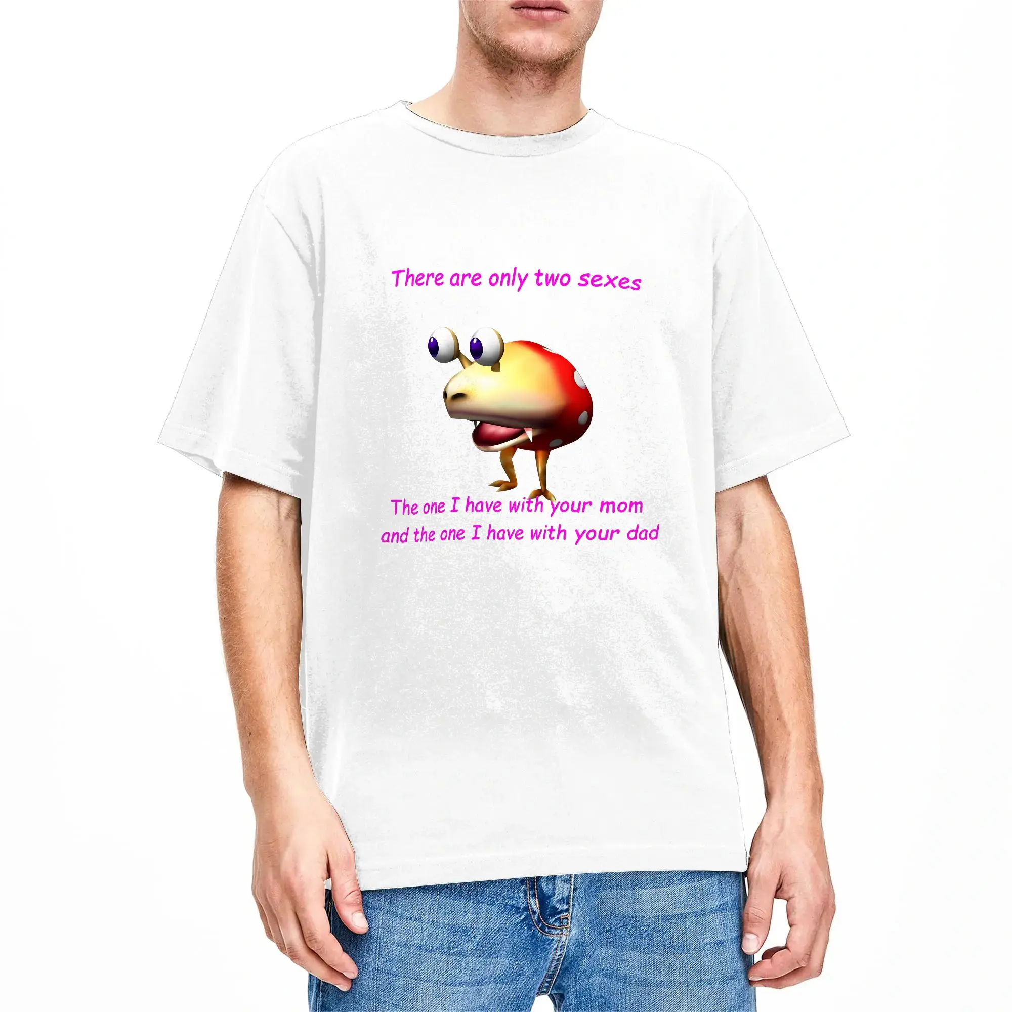 Oversized T-Shirt Too Toxic For You Cotton T-Shirts Pikmins Hip Hop Tee Shirt for Man Beach Y2K Custom DIY Short Sleeve Top Tees