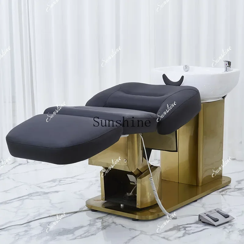 Hair salon special electric lift bed massage rotating beauty bed TF