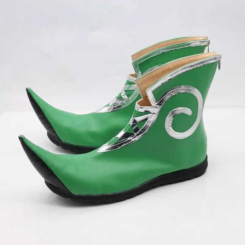 Custom Made Jingle Botas para o Halloween e Carnaval, Cosplay Shoes