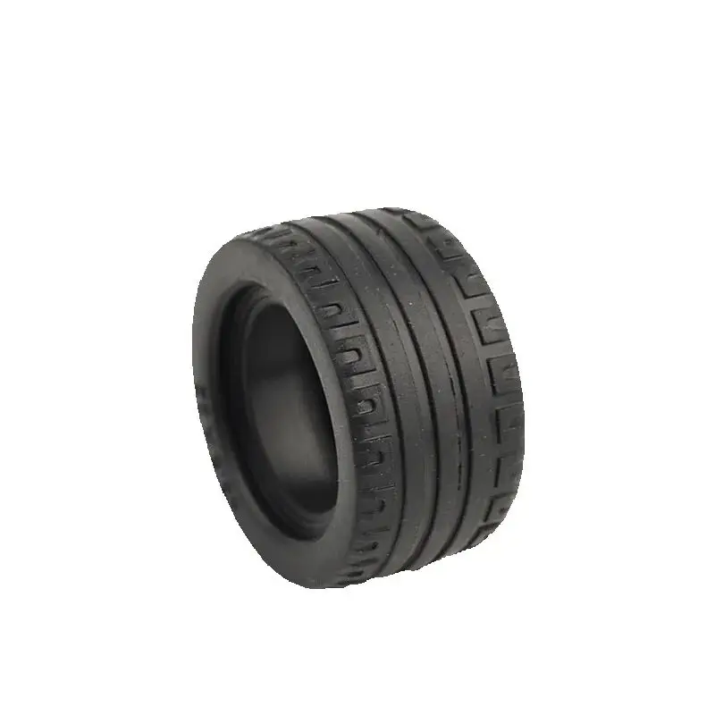 10PCS  44309 MOC Tire Wheel Cross Hole Technical Parts Technology Toys for Children Kids DIY Car Truck Accessory
