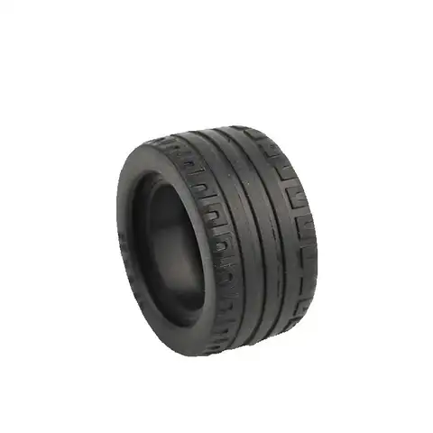 10PCS  44309 MOC Tire Wheel Cross Hole Technical Parts Technology Toys for Children Kids DIY Car Truck Accessory