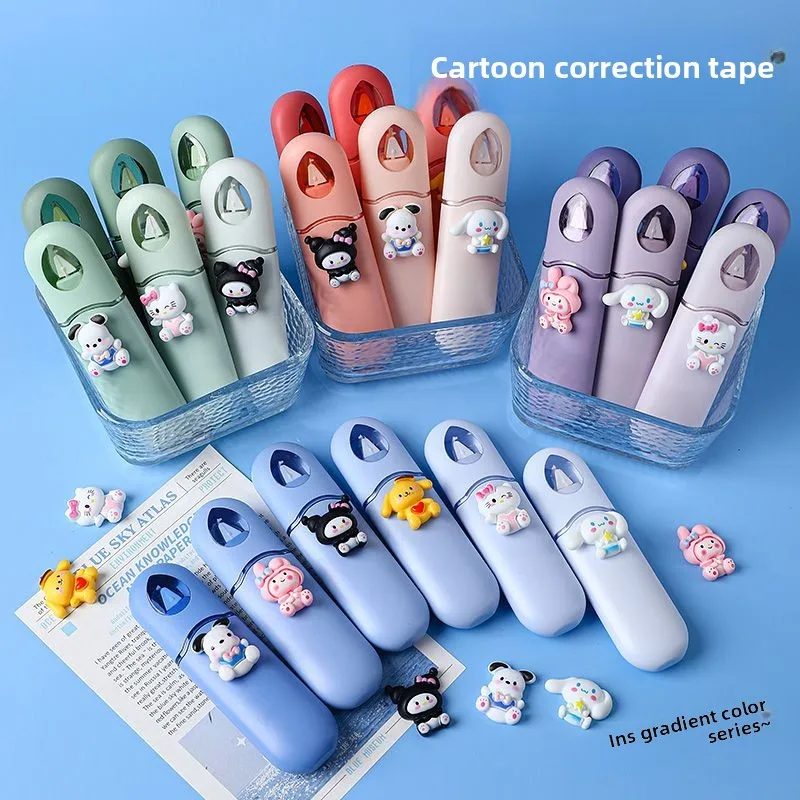 

Cartoon cartoon characters Kulomi Gradient pen shape correction belt for students High appearance Mute correction belt wholesale