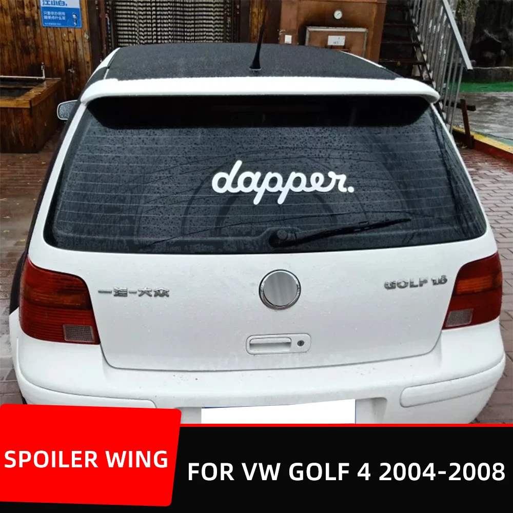 For Volkswagen VW Golf 4 IV MK4 2004-2008 Rear Roof Trunk Lid Boot Spoiler Wing ABS Plastic Material Car Accessories Parts