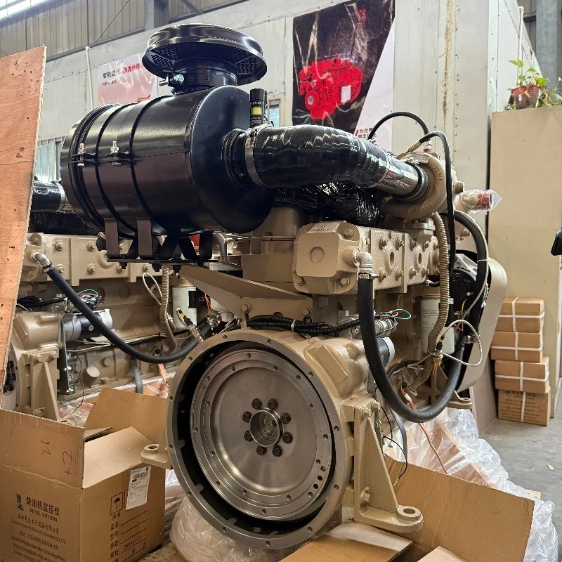 4 Stroke Multi Cylinder 6BTA5.9-C180 Excavator Marine Use Engine Assembly