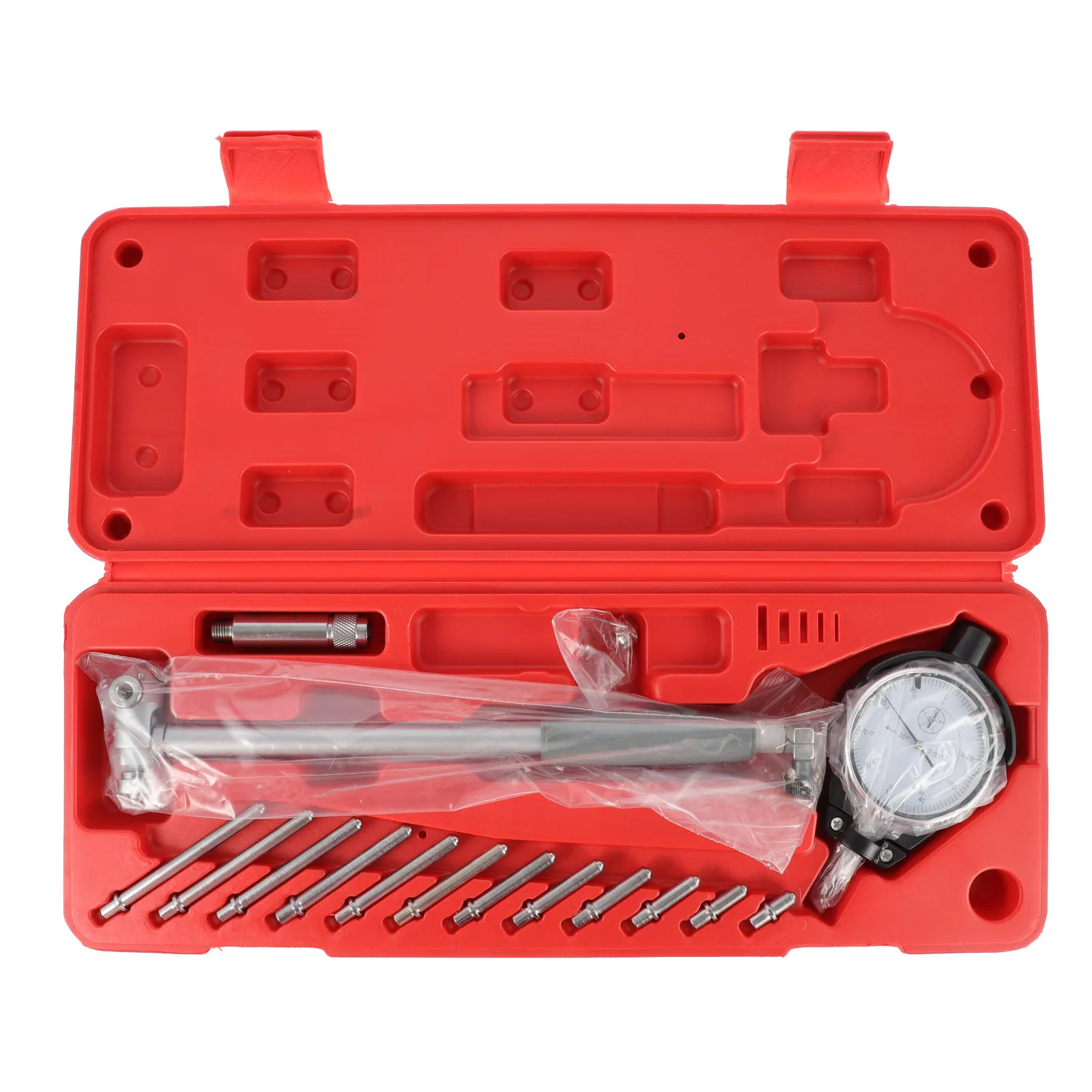 1Set Titanium Alloy Engine Cylinder Compression Tester Kit for Engines Quick Accurate Pressure Diagnosis Automotive