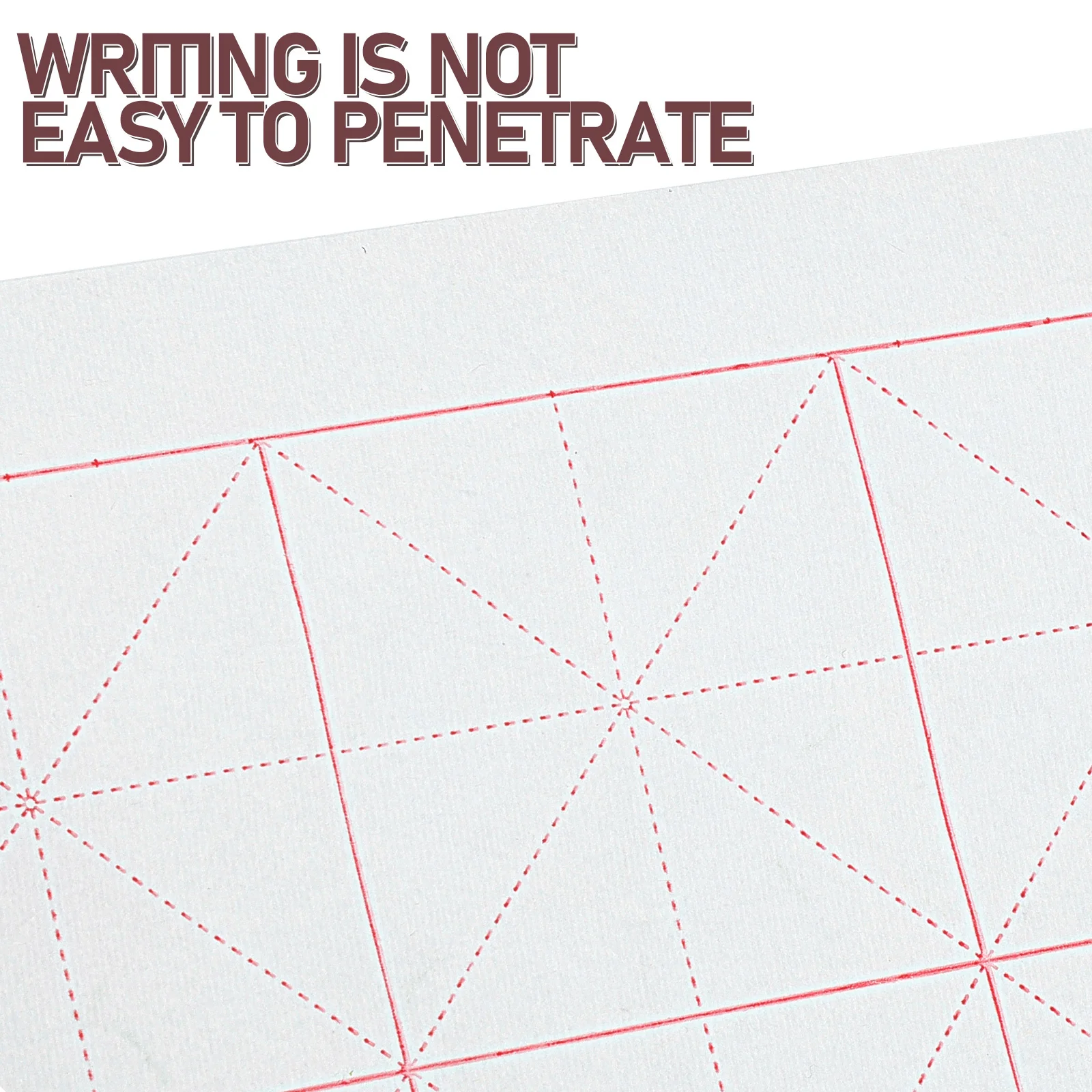 مجموعة ورق ممارسة الخط، مجموعة أوراق كتاب الخط الصيني للكتابة والتدريب على تعلم الفن الورق الأساسي