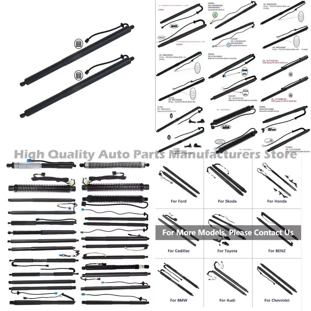 

1 пара газовой пружинной стойки автомобиля, автоматическое открывание багажника, электрическая задняя дверь для Range Rover Velar 2017 LH RH OE LR126176 LR093409