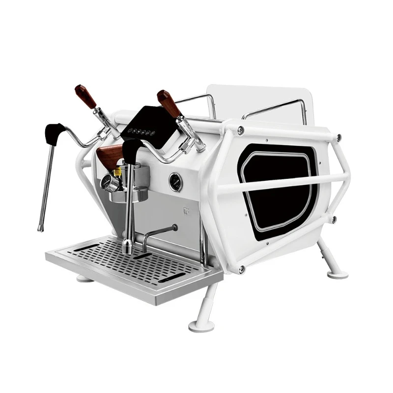Locomotive Italian semi-automatic coffee machine commercial rotary pump double boiler saturated brewing head household