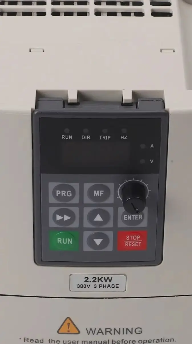 

Частотный преобразователь (VFD), трехфазный, 380В переменного тока, 2.2 кВт, для управления скоростью трехфазных двигателей