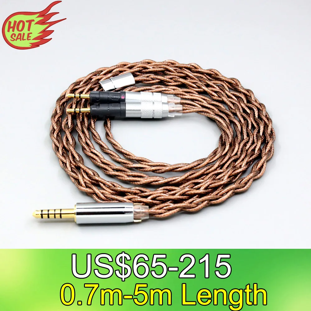 99% 24k Gold 7n Pure Silver Graphene Shield Earphone Cable For Audio-Technica ATH-R70X headphone LN008540