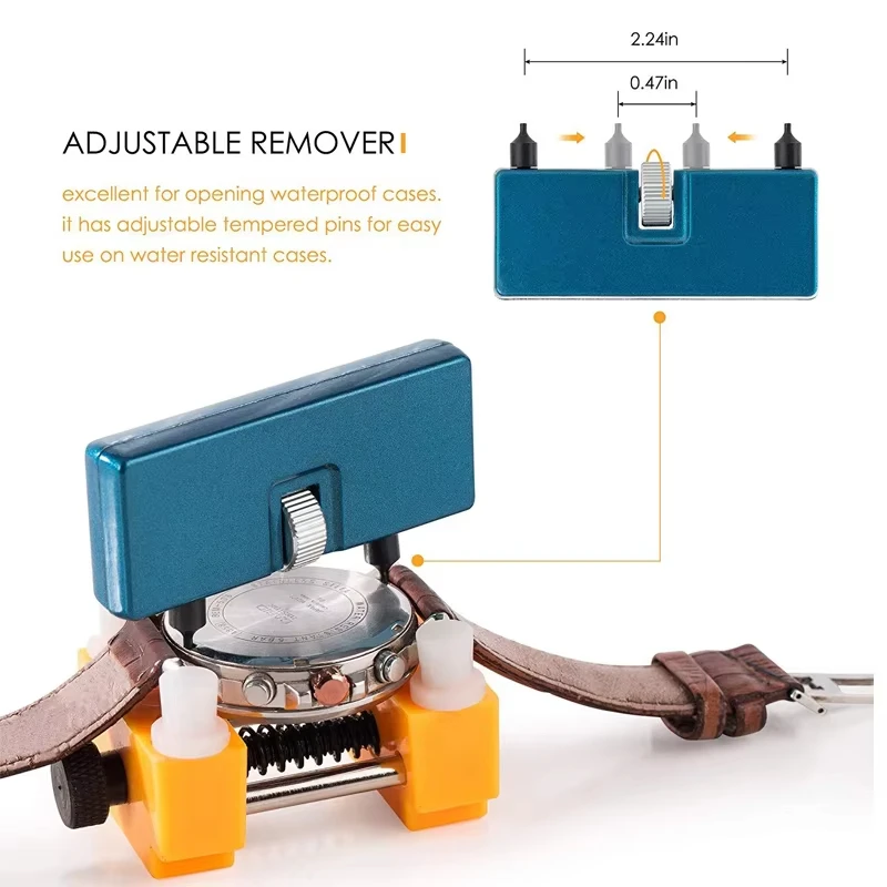 Holder Adjustable Watchmaker Repair Tool Watch Back Case Cover Opener Watch Repair Fixing Tool, Ideal choice for Gifts