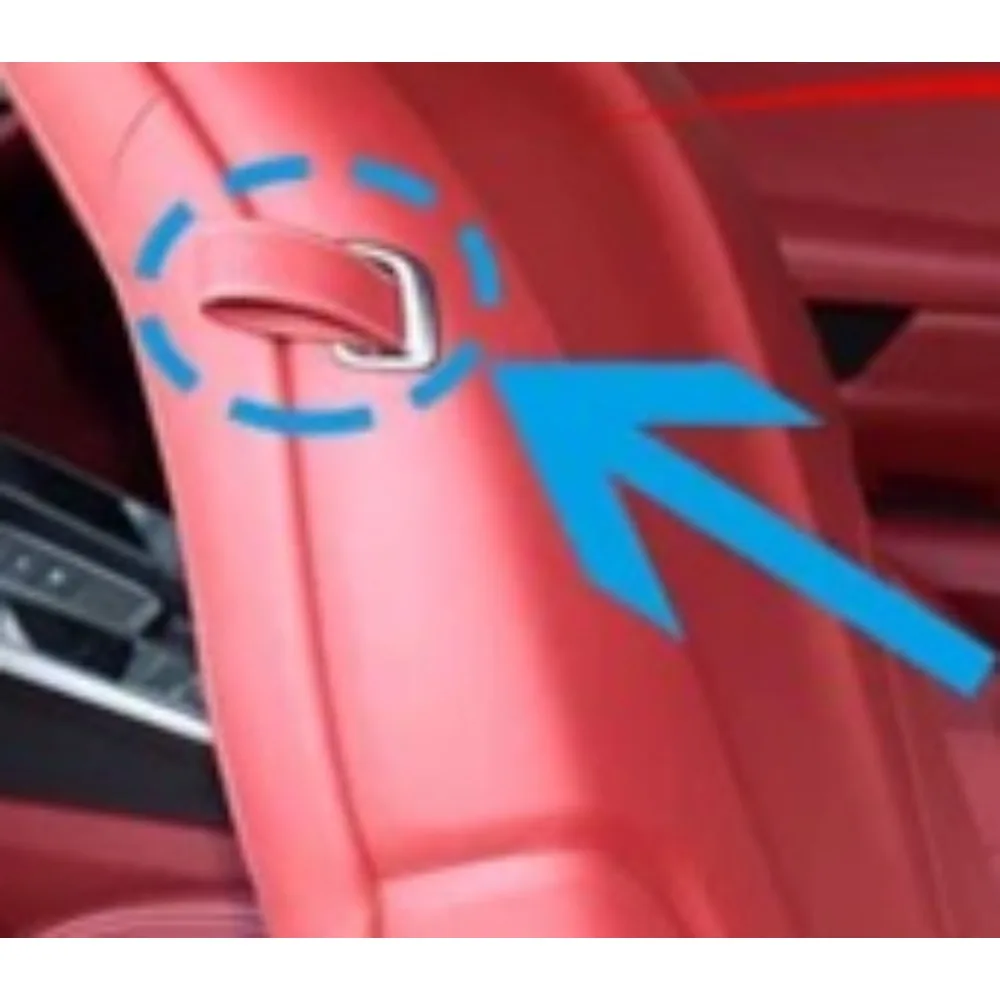 For Porsche 992 911 Seat Backrest Adjustment Rope Cable Switch Buckle Handle Pull 992881236B8YR