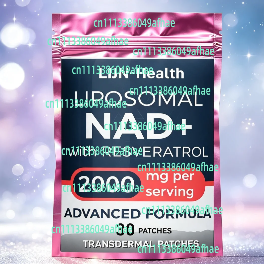 30 Patches Nad Transdermal Patches With Resveratrol For Women And Men Support Cellular , Energy & Anti Aging