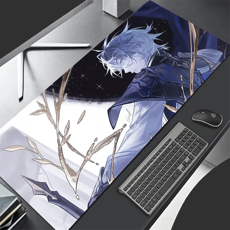 Tapis de souris accessoires de jeu d'ordinateur tapis de clavier bureau PC tapis de souris en caoutchouc Honkai Star Rail Phainon décoration tapis de souris de bureau