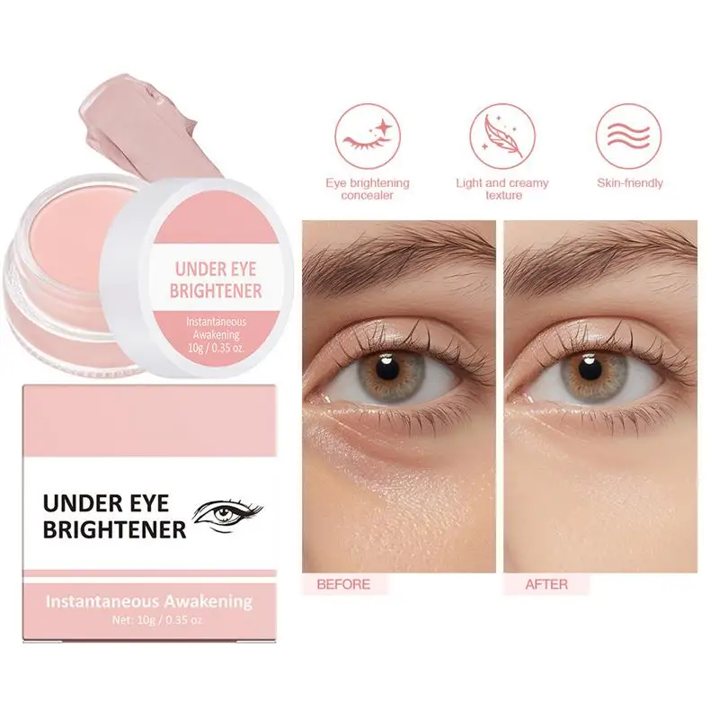 Under Eye Highlighter ดูเป็นธรรมชาติ Under Eye Radiance เครื่องสําอางแต่งหน้าทุกวันสําหรับรองพื้นคอนซีลเลอร์ highlighter