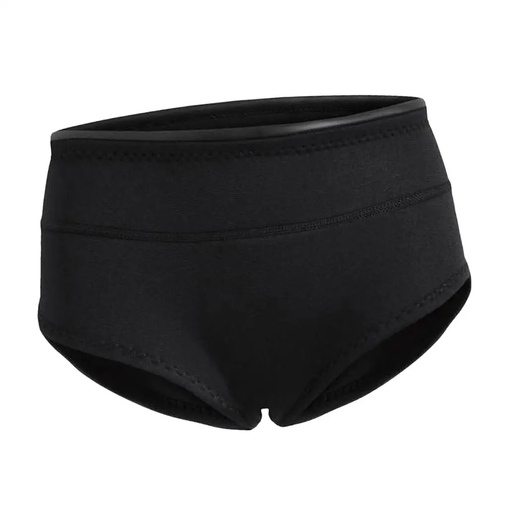 Women Solid Wetsuit Briefs Stretchy Neoprene Diving Underwear Bikini Bottoms for Surfing and Swimming