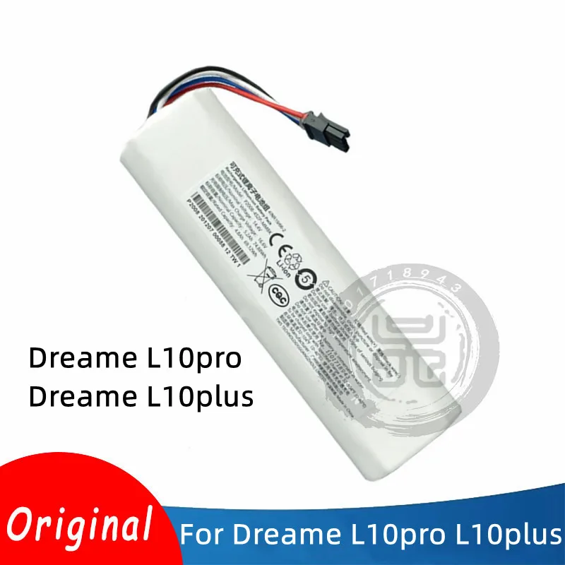 

Original 14.4V Robotic Vacuum Cleaner Replacement Battery For Dreame L10 L10Pro L10Plus Accessories Parts