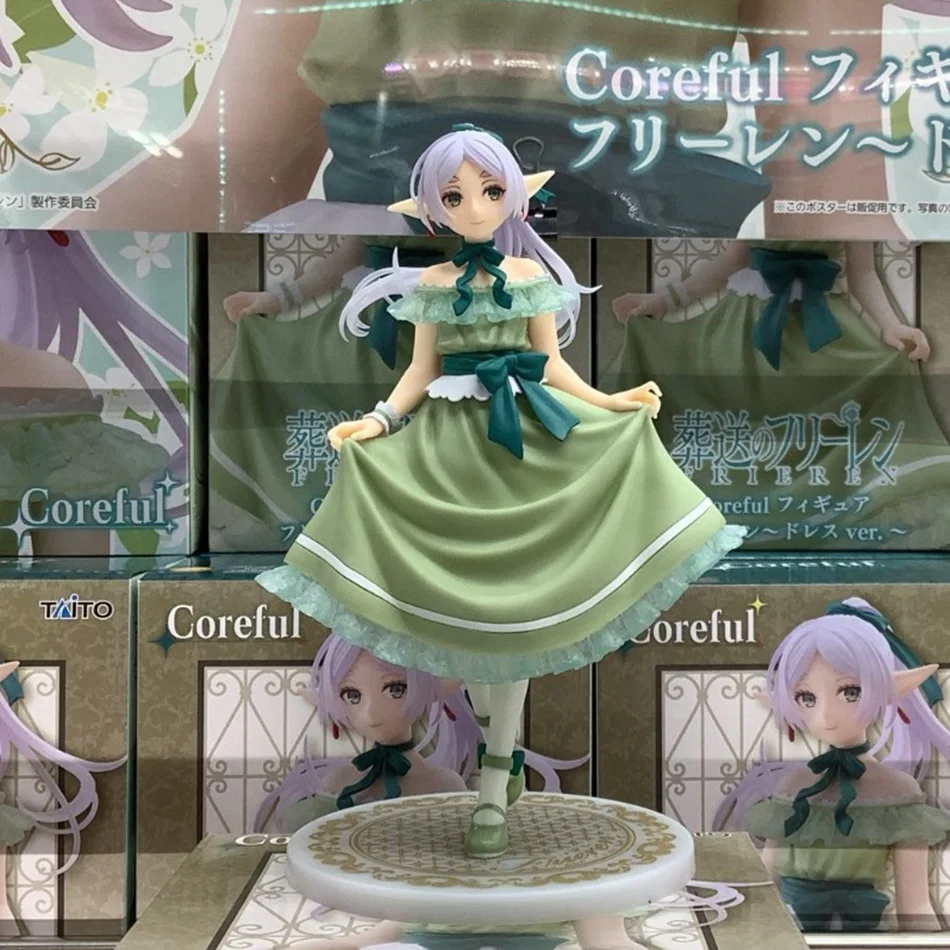 

Anime Figure Coreful Frieren: Beyond Journey's End Full Dress Frieren Cartoon Kawaii Model Collection Doll Toy For Kids