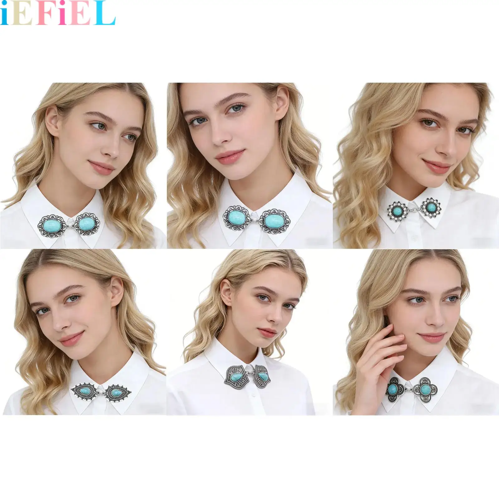 

5Pcs Shirt Dress Cinch Clips Vintage Sweater Clips Cardigan Shawl Brooches Waist Cincher Decor for Women