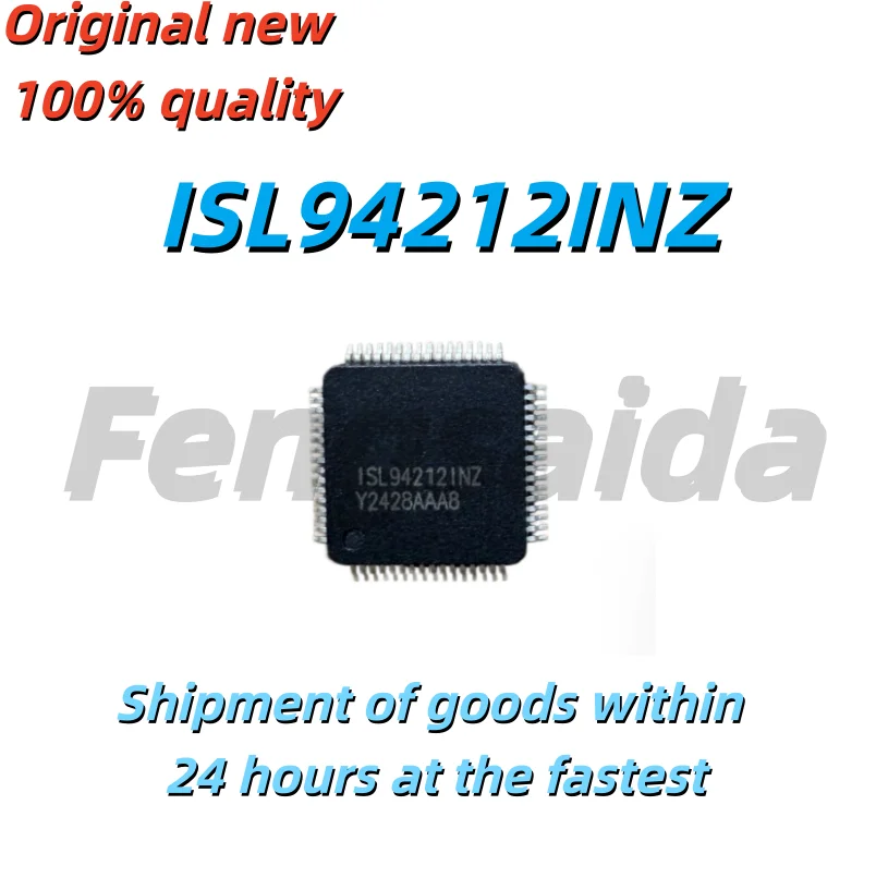 (1 Pieces)ISL94212INZ-T QFP-64 칩셋, ISL94212, ISL942121NZ, ISL94212INZ,100% 신제품