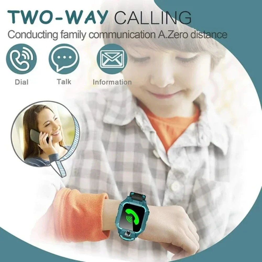 New Kids 2G Smart Watch SOS LBS Tracker Location For Children SmartWatch Camera IP67 Waterproof Learning Toy 2 Way Communication view 2